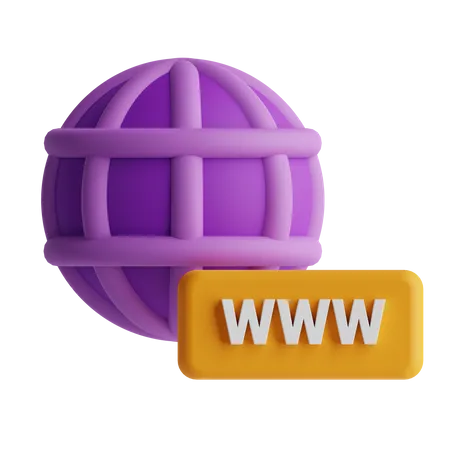 Domain 3D Icon