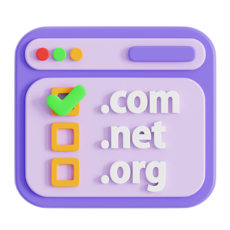 Domain Searching  3D Icon
