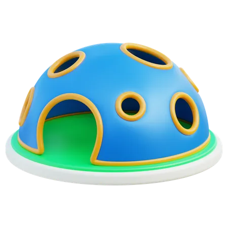 Dome Play  3D Icon