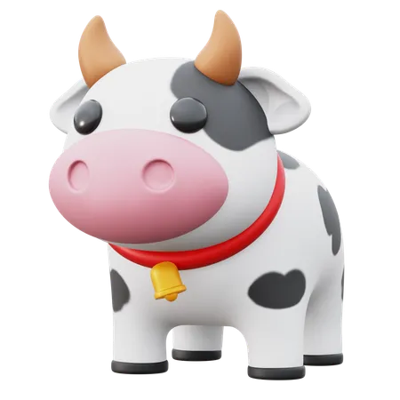 Domestic Cow  3D Icon