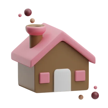 Maison  3D Icon