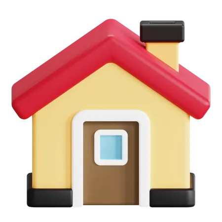 Maison  3D Icon