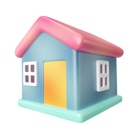 Maison  3D Icon