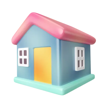 Maison  3D Icon