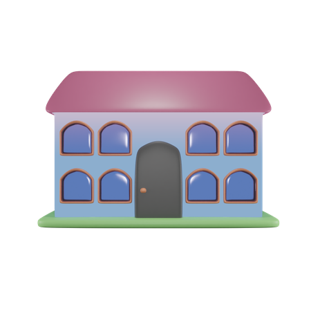 Maison  3D Icon