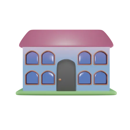 Maison  3D Icon