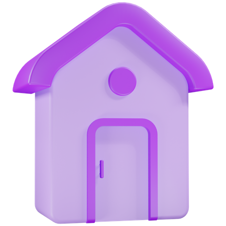 Maison  3D Icon