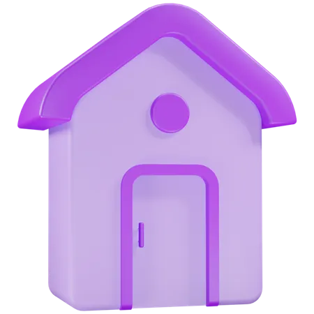 Maison  3D Icon