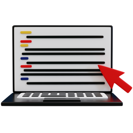 Dominar las habilidades de codificación en línea  3D Icon