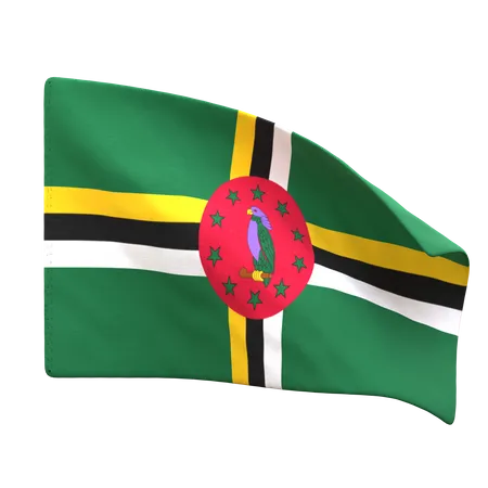 Dominica Flag  3D Icon