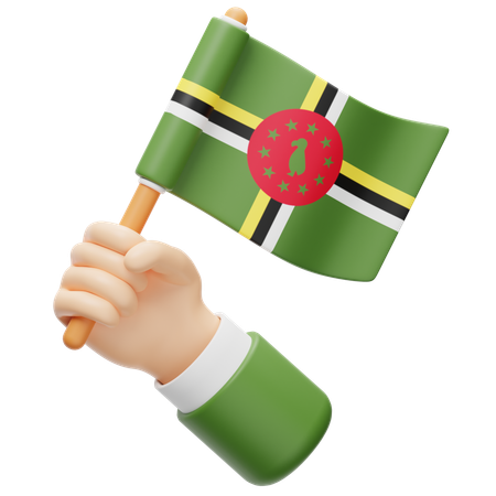 Dominica Flag  3D Icon