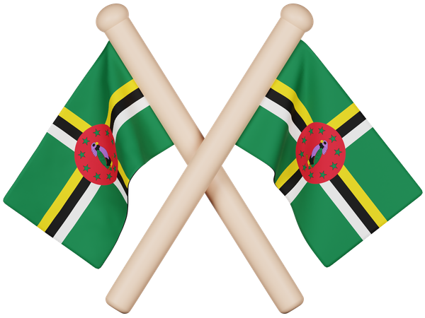 Dominica Flag  3D Icon