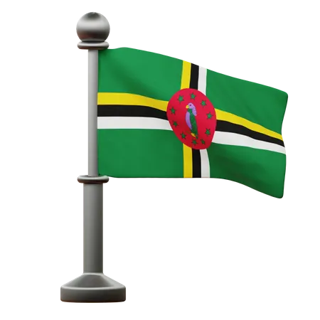 Dominica Flag  3D Icon