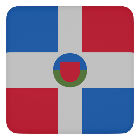 Dominican Republic  3D Icon