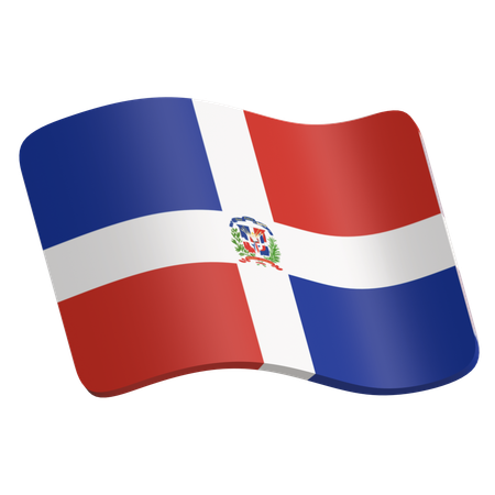 Dominican Republic  3D Icon