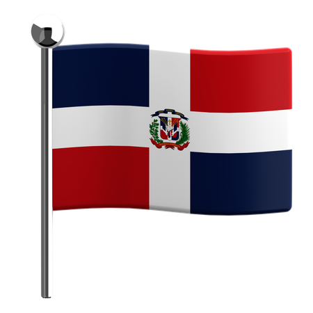 Dominican republic  3D Icon