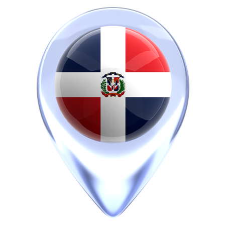 Dominican republic  3D Icon