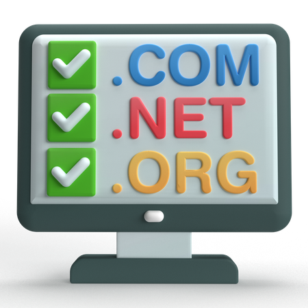 Domínio  3D Icon