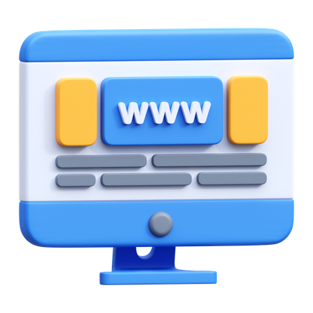 Dominio  3D Icon