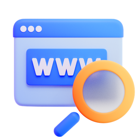Domínio do site  3D Icon