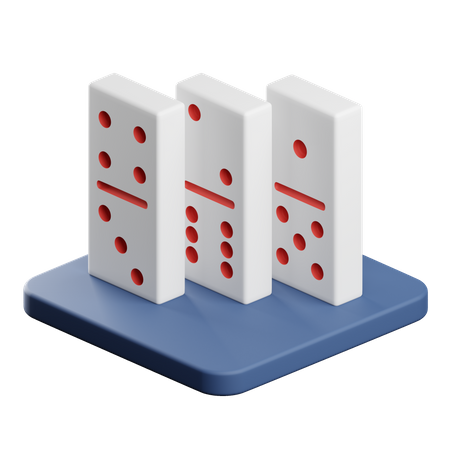 Domino  3D Icon