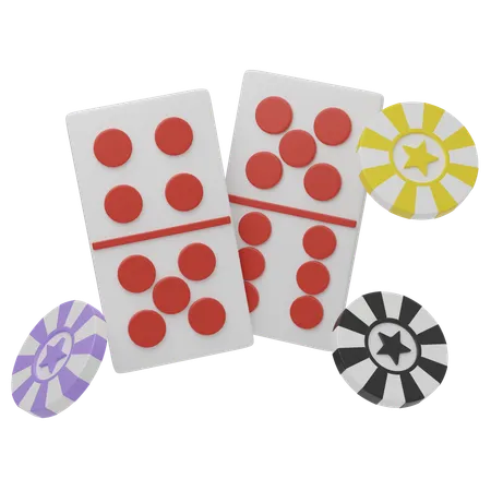 Domino  3D Icon