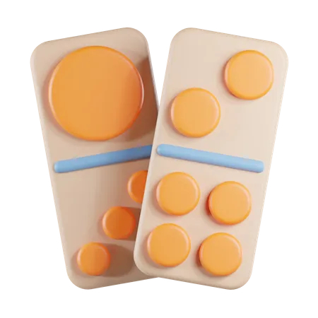 Domino  3D Icon