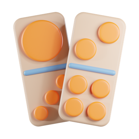 Domino  3D Icon