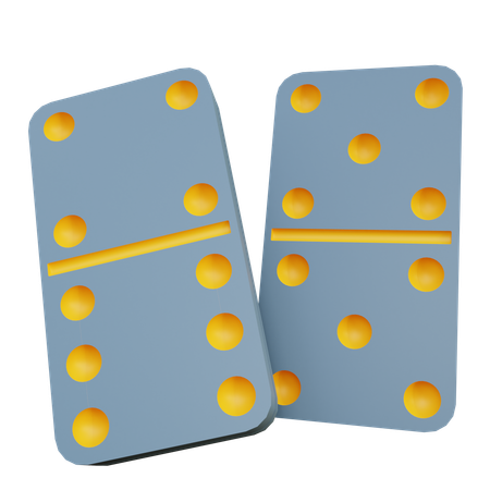 Domino Card  3D Icon