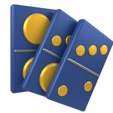 Domino Cards  3D Icon