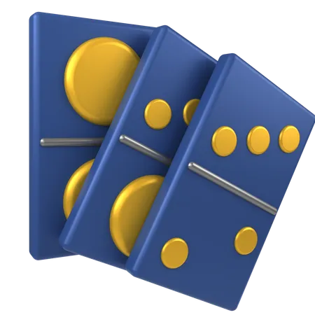 Domino Cards  3D Icon