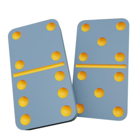 Dominokarte  3D Icon