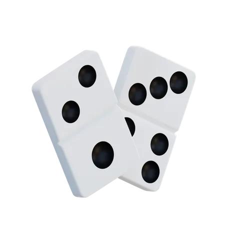 3 D Illustration Domino 3D Icon