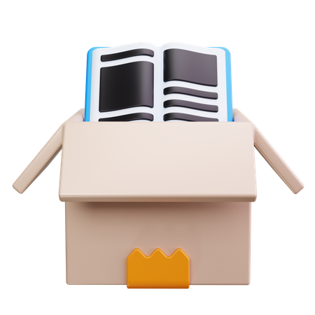 Don de livres  3D Icon