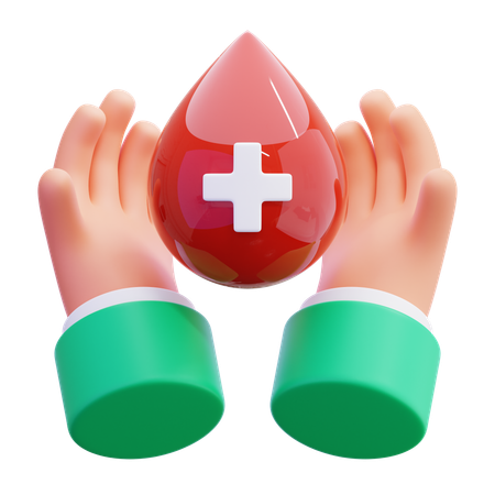Don de sang  3D Icon