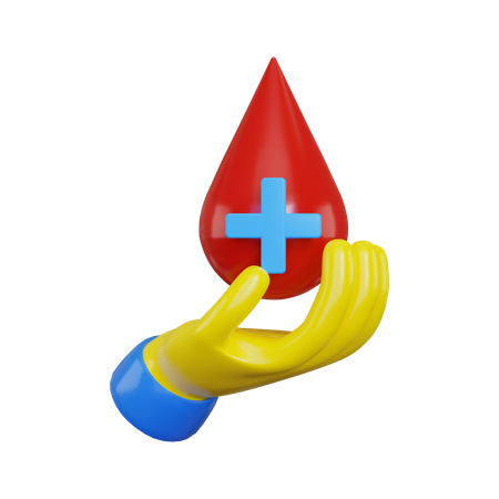 Don de sang  3D Icon