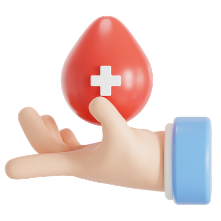 Don de sang  3D Icon