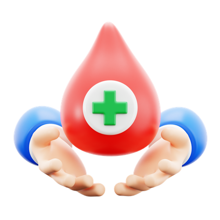 Don de sang  3D Icon