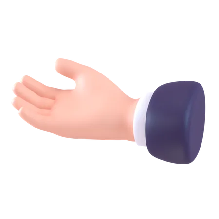 Geste de la main de don  3D Icon