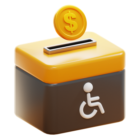 Donación  3D Icon