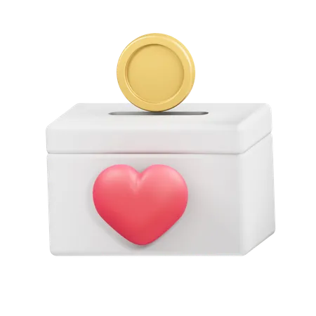 Donación  3D Icon