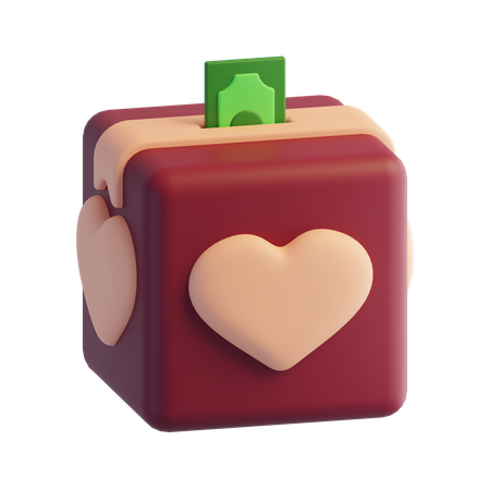 Donación  3D Icon