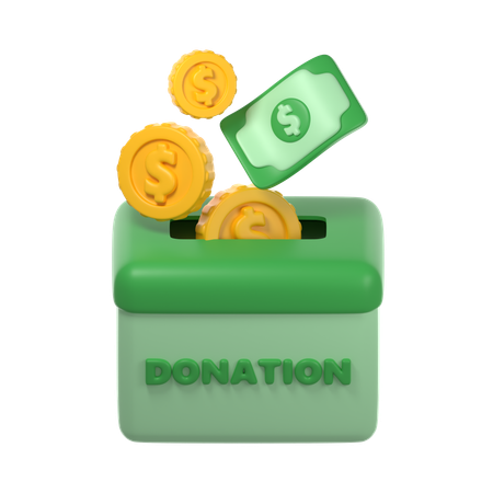 Donación  3D Icon