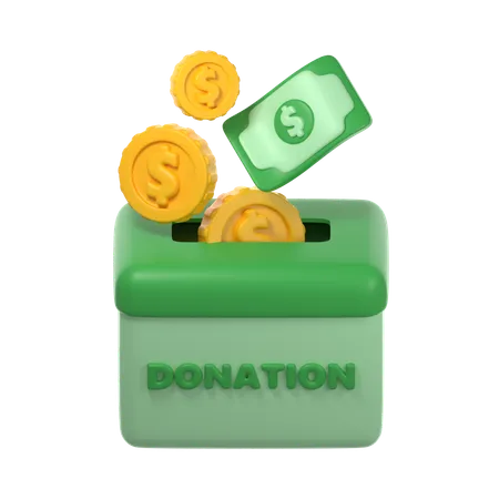 Donación  3D Icon