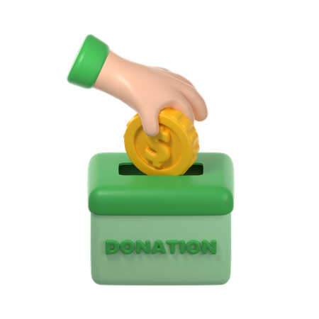 Donación  3D Icon