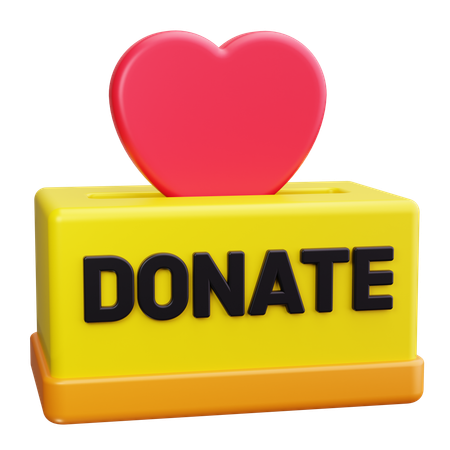 Donación  3D Icon