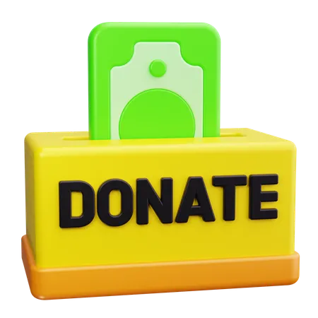 Donación  3D Icon