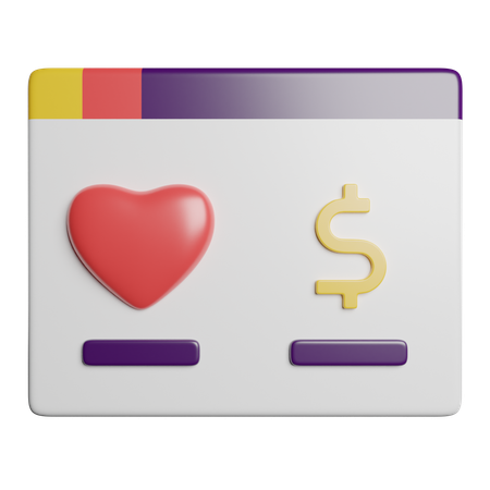 Donación  3D Icon