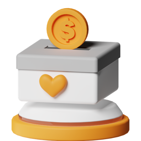 Donación  3D Icon