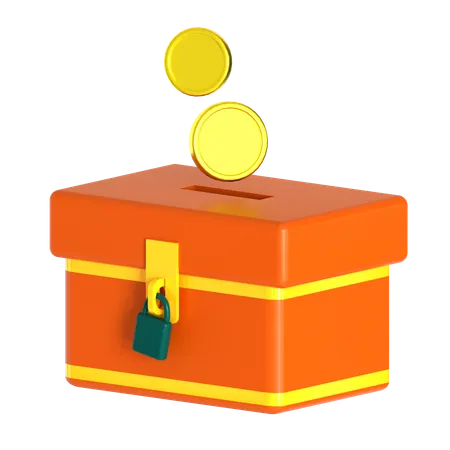 Donación de dinero  3D Icon